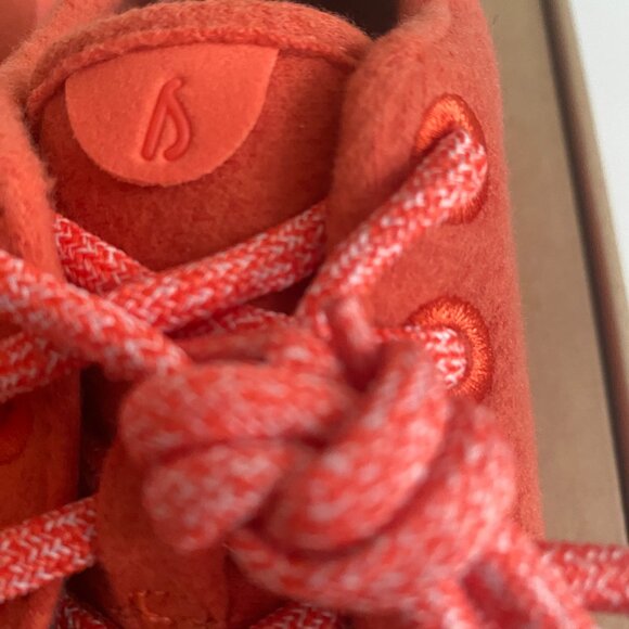 NWT Allbirds Wool Sneakers Women's Size 6 Kea Red Wool Runners Lined WRZWKRRO60 - Picture 13 of 16